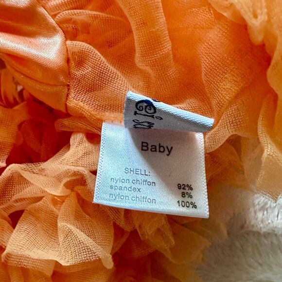 KIREI SUI Orange Tutu Skirt Size: 0-6 months - Picture 5 of 6